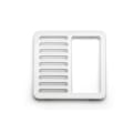 Zurn® JP2375-H Half Grate Only, For Use With FD2375 Floor Sink, Cast Iron