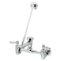 Zurn® AquaSpec® Z843M1-XL Service Sink Faucet With Spout, Wall Mount, 2 Handles, 8 in Center, Polished Chrome