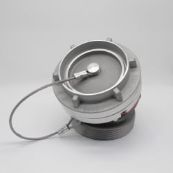 STORZ 5" 30 DEG W/CAP x 6"MIP H30E-50-60 NPTM/CAP