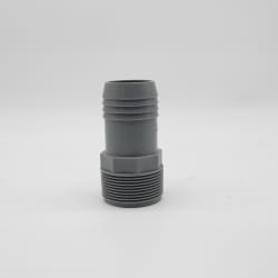 Boshart Industries PPA-15 Adapter, 1-1/2 in Nominal, MNPT x Insert End Style, Polypropylene, Import