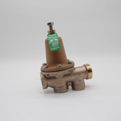 WATTS® 0009257 LF25AUB-Z3 Lead Free Pressure Reducing Valve, 3/4 in Nominal, FNPT Union x FNPT End Style, 25 to 75 psi Pressure, Cast Copper Silicon Alloy Body, Import