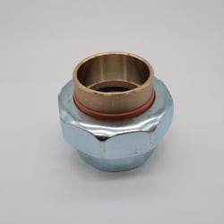 LEGEND 301-108NL T-571NL Dielectric Union, 2 in Nominal, FNPT x Solder End Style, Forged Carbon Steel, Import