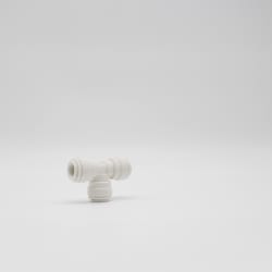 John Guest® Speedfit® PP0212W Equal Union Tee, 3/8 in, Tube, Polypropylene, Domestic