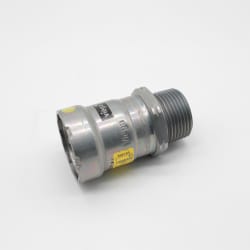 MegaPress® 25111 Pipe Adapter, 1 in, Press x MNPT, Carbon Steel, Import