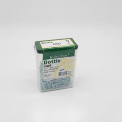 Dottie® KW81 K-Lath Metal Piercing Screw, #8, 1 in OAL, Wafer Head, Phillips® Drive, Steel, Zinc Plated