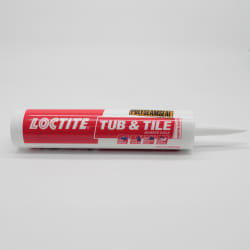 Loctite® Polyseamseal® 1700022 Anaerobic 1-Part Tub and Tile Adhesive Caulk, 10 oz Plastic Cartridge, White, Acrylic Latex Base