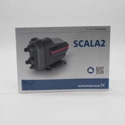 GRUNDFOS 98562818 SCALA2 PRESSURE BOOSTER PUMP SYSTEM 115 VOLT, INCLUDES PUMP, DIAPHRAGM TANK, PRESSURE SWITCH & FLOW SENSOR,