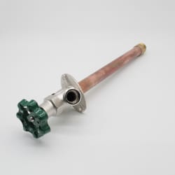 Prier® C-144T10 Diamond C-144 Freezeless Wall Hydrant With Anti-Siphon Vacuum Breaker, 1/2 in Nominal, MNPT x FNPT End Style, 360 deg Full Turn Wall Opening, Domestic