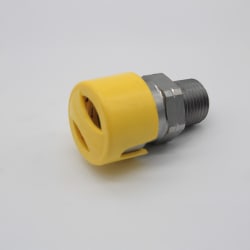 Apollo™ PWR7482081 404G Adapter, 1/2 in Nominal, POWERPRESS x MNPT End Style, Carbon Steel