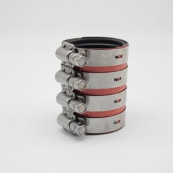 Anaco-Husky 4002 Husky® SD 4000 Pipe Coupling, 1-1/2 in Nominal, 304 Stainless Steel, Domestic