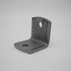 PHD 920 0037PL Side Beam Angle Bracket, 3/8 in Hole, 390 lb, Carbon Steel, Plain, Domestic