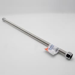 Aquaflo® WCS-124-PP Water Heater Connector, FNPT 3/4 in Inlet, FNPT 3/4 in Outlet, Corrugated Stainless Steel