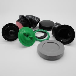 Watco® 901-PP-ABS-WI Innovator® 901 Solvent Weld Bath Waste Half Kit, STD ABS, Wrought Iron