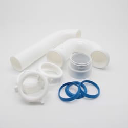 DEARBORN P9704BG 1-1/2" PVC P-TRAP WITH PVC ADPTR (BAGGED)