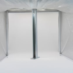 PHD S6134 EG Single Channel Bracket, 18 in L x 4-5/8 in W, Carbon Steel