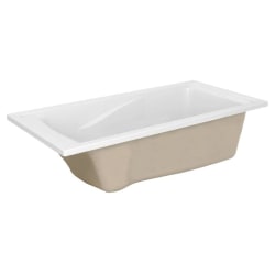 American Standard 7236V002.020 Evolution™ High Gloss Bathtub, Soaking, Rectangle Shape, 72 in L x 36 in W, White, Domestic
