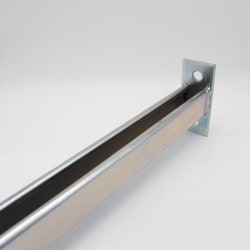 PHD S6135 EG Single Channel Bracket, 24 in L, Carbon Steel