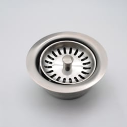 Mountain Plumbing Products MT200EV/BRS Waste Disposer Trim With Stopper and Strainer, Brushed Stainless Steel