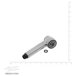 American Standard M952237-0750A Easy Touch Pull-Out Sprayer, For Use With Reliant+® 4205.104 Single Control Kitchen Pull-Out Faucet, Metal/Plastic, Stainless Steel Spray Head, Import