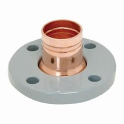 Gruvlok® 0880004049 FIG 6084 Adapter, 3 in Nominal, Flanged End Style, 300 psi Pressure, 125/150 lb, Copper, Import