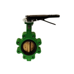 APOLLO LC149-04-1 4" BUTTERFLY VALVE LUG STYLE CI BODY ALUM/BRZ DISC EPDM SEAT LEVER OPERATED