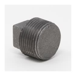 Billco STTU 90720 Pipe Plug, Carbon Steel, 3/8 in Nominal, SCH 40/STD, NPT End Style, Black Oxide, Domestic