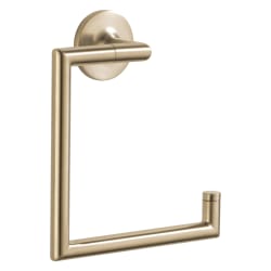 Brizo® 694675-GL Odin™ Towel Ring, 6-5/8 in L Bar, 2-5/16 in OAD x 6-5/8 in OAH, Luxe Gold, Import