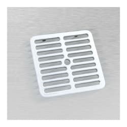 CECO 900 Top Full Grate, For Use With Service Floor Sink, Cast Iron, White