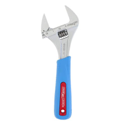 Channellock® WideAzz® 8WCB Adjustable Wrench, 1-1/2 in, 8 in OAL, Vanadium Steel Body, Polished Chrome