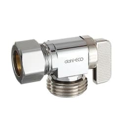 dahl dahal-Eco™ mini-ball™ 611-33-04 Angle Hose and Boiler Drain Valve, 5/8 x 5/8 in Nominal, Compression x Male Hose End Style, Import