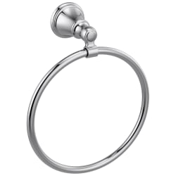 DELTA® 73246 Woodhurst™ Towel Ring, 6-5/16 in Dia Ring, 2-7/8 in OAD x 7-13/16 in OAH, Import