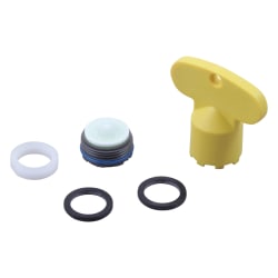 DELTA® RP73806 Trinsic® Aerator With Wrench, For Use With 559 and 3559 Series Bathroom Faucet, 0.5 gpm, Import