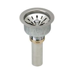 Elkay® LK99 Drain Fitting, 3-1/2 in Nominal, Polished Chrome, 304 Stainless Steel Drain