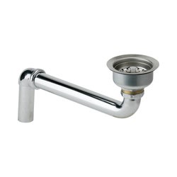 Elkay® LKAD35 Drain Fitting, 3-1/2 in Nominal, Polished Stainless Steel, Stainless Steel Drain