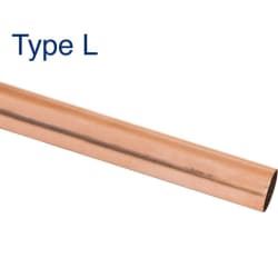 1"X10' L HARD COPPER TUBE