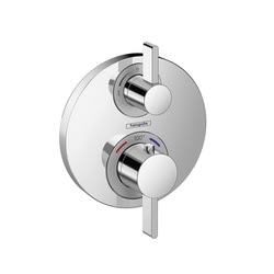Hansgrohe 15758001 Trim With Volume Control and Diverter, Polished Chrome