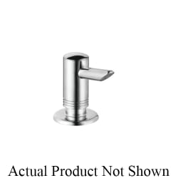 AXOR 40418800 Kitchen Soap/Lotion Dispenser, Steel Optik, 12 oz Capacity, Deck Mount, Plastic