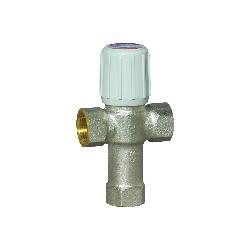 Honeywell AM101C1070-UT-1LF/U AM-1 Thermostatic Mixing Valve, 3/4 in Nominal, NPT Union End Style, 150 psi Pressure, Brass Body, Import