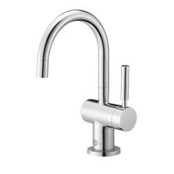 Insinkerator® Indulge™ 44239C FHC3300 Modern™ Instant Hot and Cool Water Dispenser Faucet, Residential, Swivel Spout, Polished Chrome, 1 Handles, Import