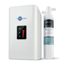 Insinkerator® 45468-ISE Showroom Digital Instant Hot Water Tank With F-2000S Filtration System, 2/3 gal Capacity, 12-1/2 in H, 15 to 125 psi Pressure