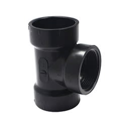 1-1/2" ABS DWV HXHXF CLEANOUT TEE