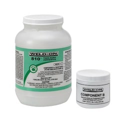 Weld-On® 810™ 10812 Low VOC High Strength Repair and Fabrication Adhesive With Screw-on Cap, 1 pt Plastic Jar, White