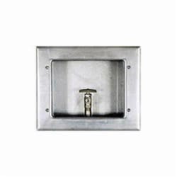 Guy Gray™ 88158 Ice Maker Outlet Box With Domestic valve, 1/2 in C, Steel, Galvanized, Domestic