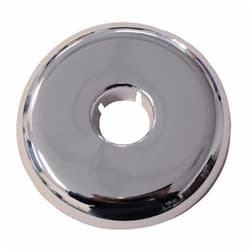 Jones Stephens™ F06075 Flexible Floor/Ceiling Plate, 2.99 in OD, Plastic, Polished Chrome