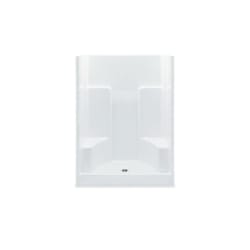 Aquatic 1603SG-WH Everyday 1-Piece Wall Shower, 60 in L x 35 in W x 72 in H, AcrylXâ„¢ Acrylic, Gel-Coated/White, Domestic