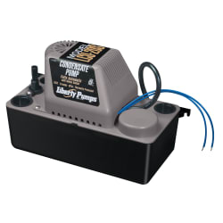 Liberty Pumps® LCU-20S Condensate Pump With Safety Switch, 110 gpm Flow Rate, 3/8 in OD Outlet, 20 ft Shutoff Head, 1/30 hp Power Rating