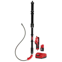 Milwaukee® 3576-21 M12™ TRAPSNAKE™ Toilet Auger, Black/Red, 6 ft, Metal