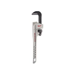 Milwaukee® OVERBITE JAW™ 48-22-7214 Pipe Wrench, 14 in OAL, Hook Jaw, Aluminum Handle