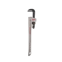 Milwaukee® OVERBITE JAW™ 48-22-7224 Pipe Wrench, 24 in OAL, Hook Jaw, Aluminum Handle