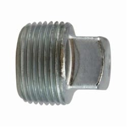 1/4" GAL STEEL SOLID SQ HD PLUG